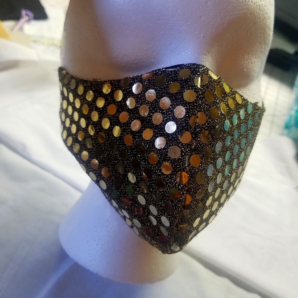 Child sequin protective mask